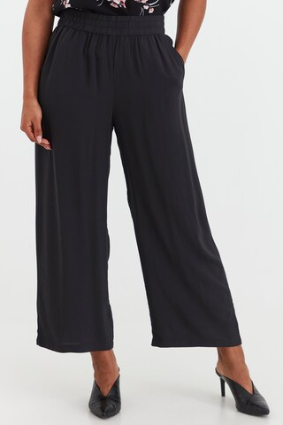 b.young Loose fit Pants in Black: front