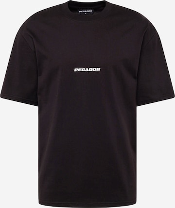 Pegador Shirt 'Colne' in Zwart: voorkant