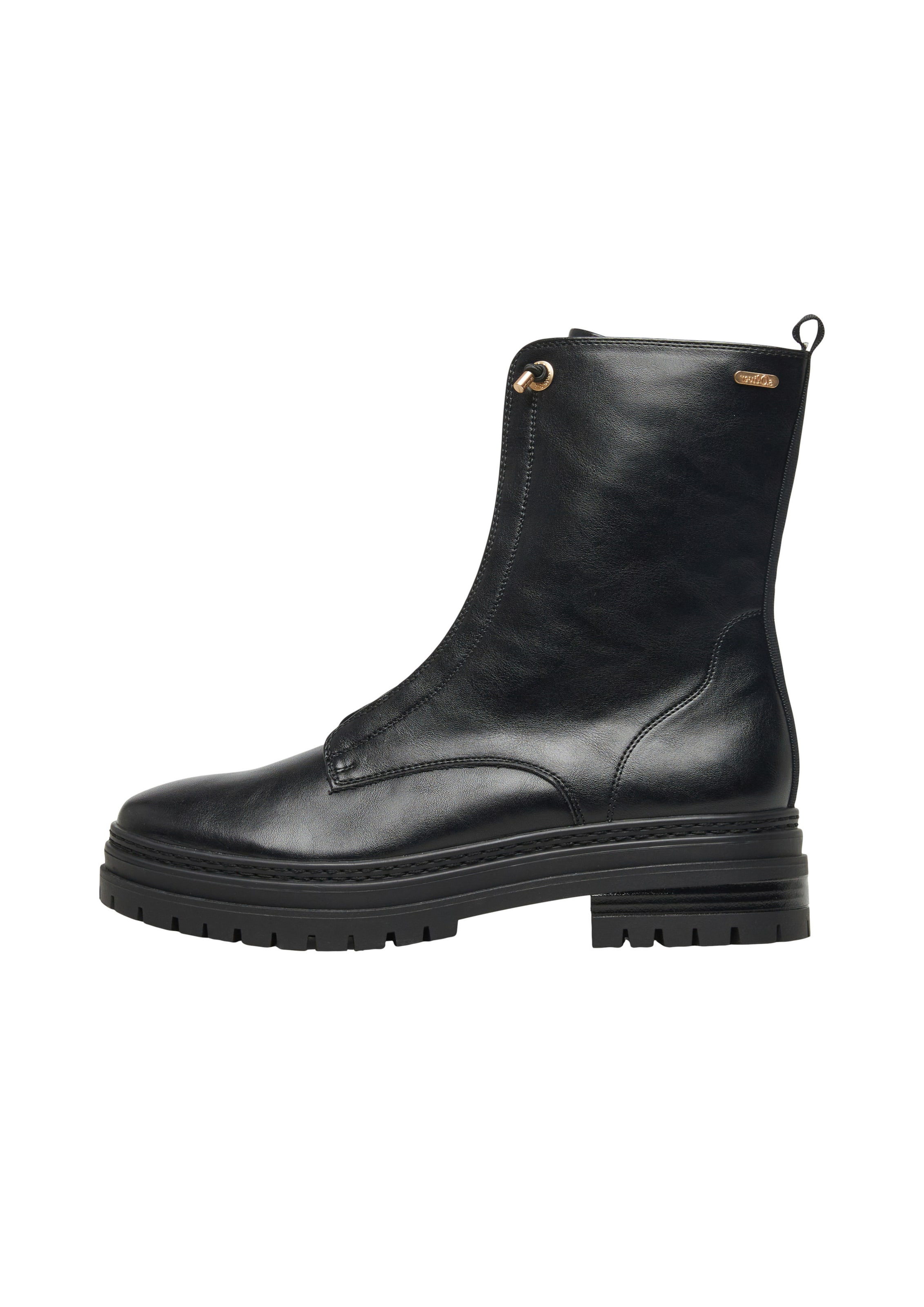 s.Oliver Boot in Black: front