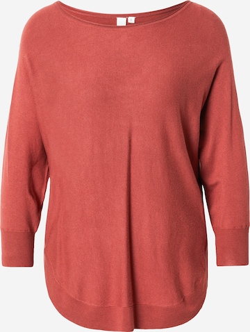 QS Pullover in Rot: Vorderseite
