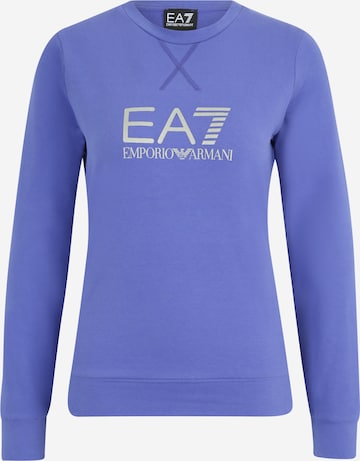 Sweat-shirt EA7 Emporio Armani en violet : devant