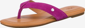 UGG T-Bar Sandals in Pink: front