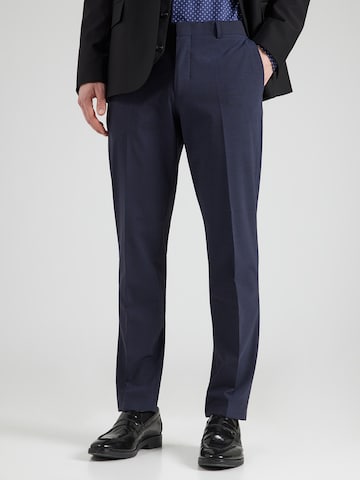 Michael Kors Normalny krój Spodnie w kant w kolorze niebieski: przód