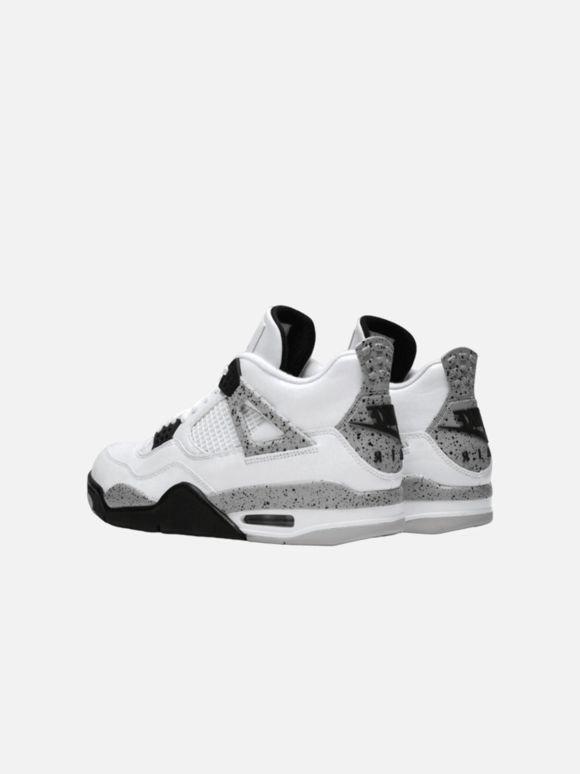 Sneaker alta 'Air Jordan 4 Retro White Cement' di Jordan in grigio