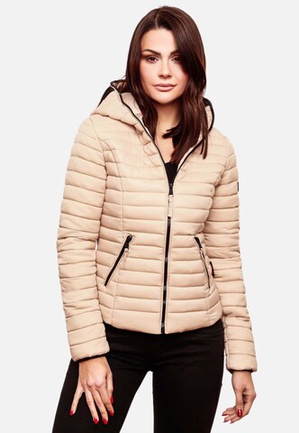 NAVAHOO Between-season jacket 'Kimuk' in Beige: front