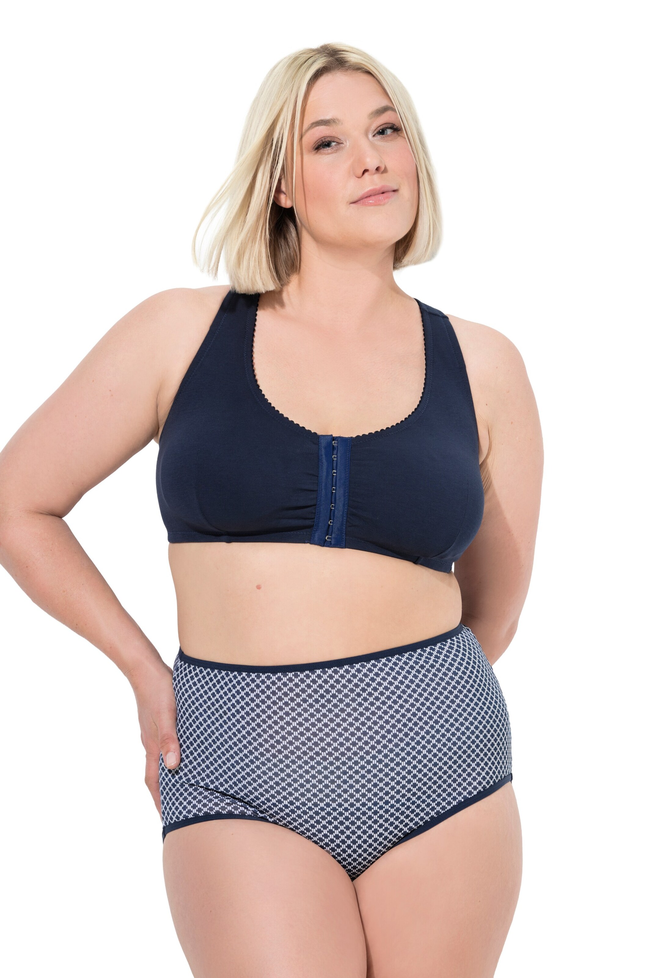 Ulla Popken Slip in Blue: front