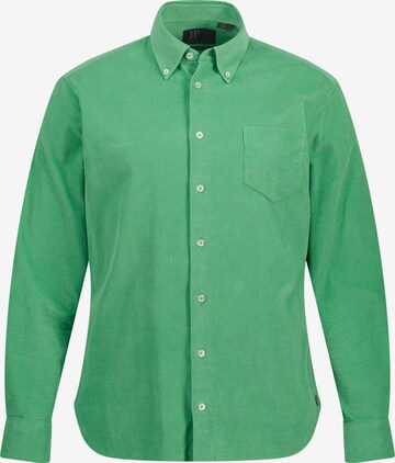 JP1880 Regular fit Overhemd in Groen: voorkant