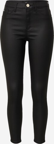 River Island - Skinny Calças de ganga 'MOLLY' em preto: frente