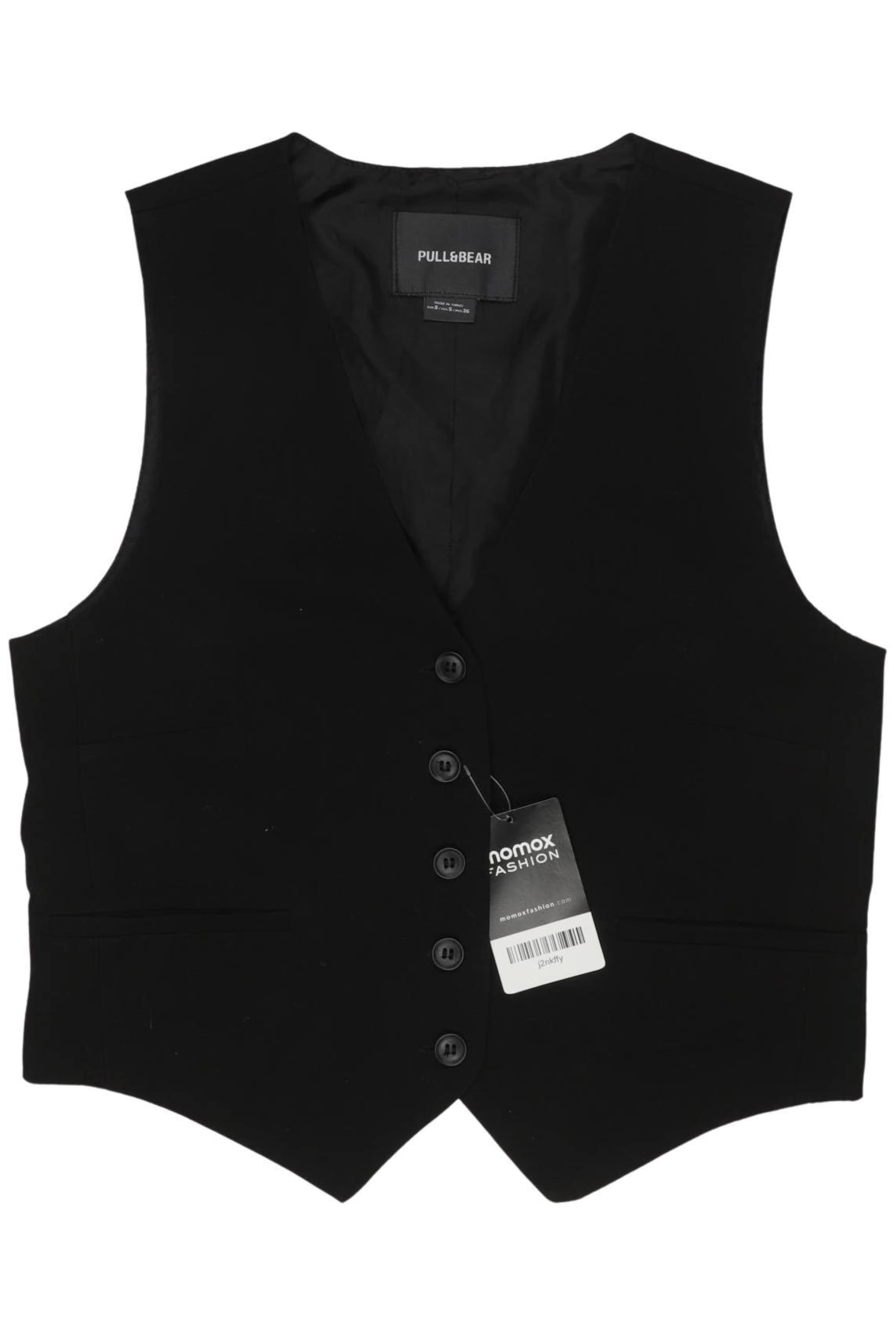 Pull&Bear Vest in S in Black: front