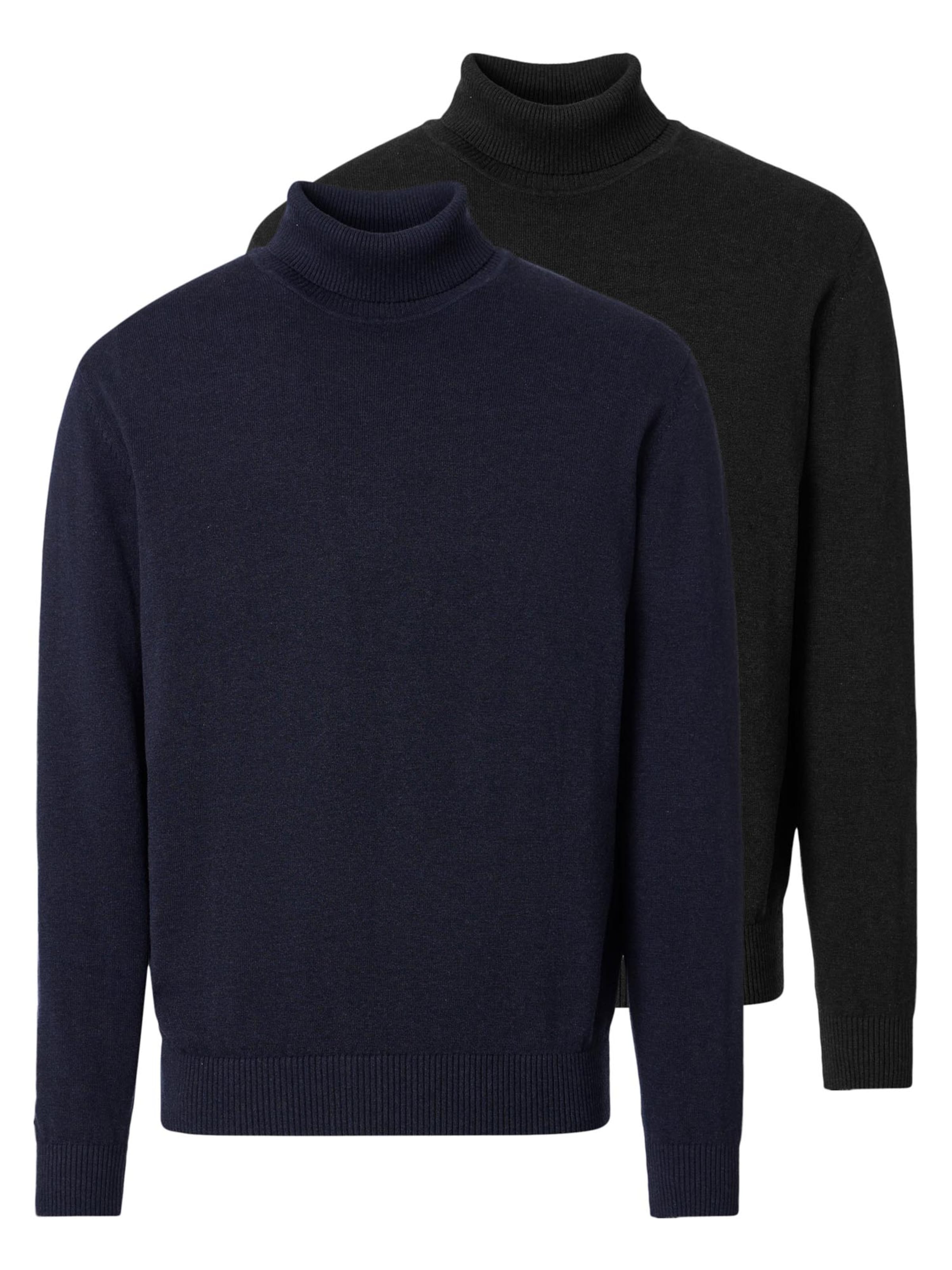 redmond Shirt 'Basic'‌‌‌ in M/Regular in schwarzmeliert, Produktansicht