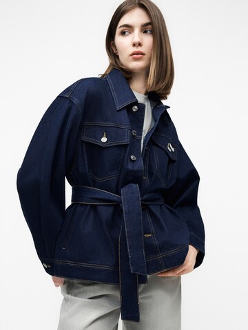 Calvin Klein Jeans Kevad-sügisjope, värv sinine