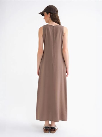 MixRay Kleid 'Maxi'‌‌‌ in Braun