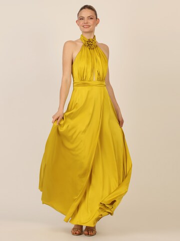 APART Evening Dress in Yellow: front