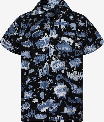 King Kameha T-shirt 'Boom Bang' i grå: framsida