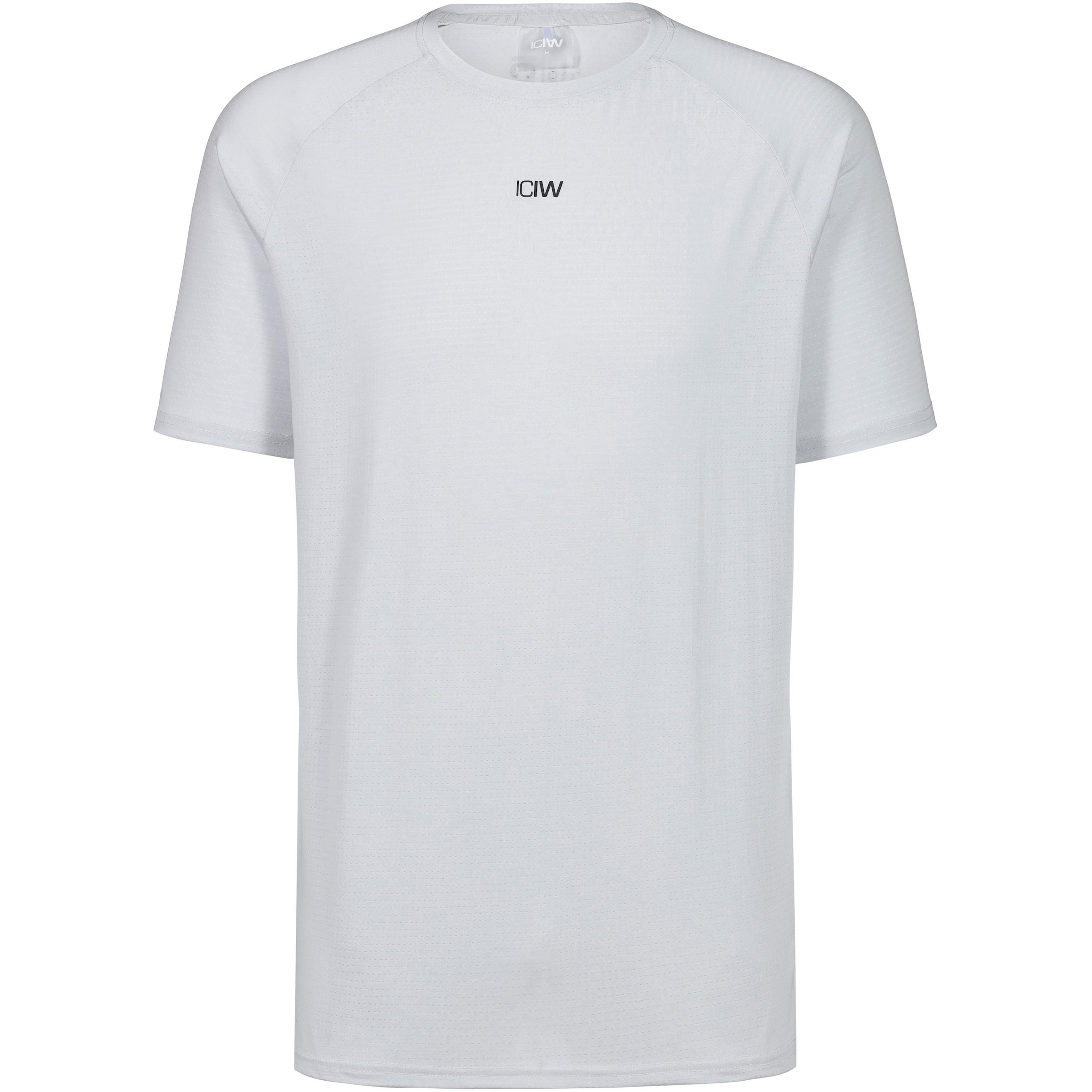 ICANIWILL Performance Shirt 'Stride' in White: front
