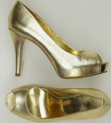 Nine West High Heels & Pumps in 38,5 in Gold: front