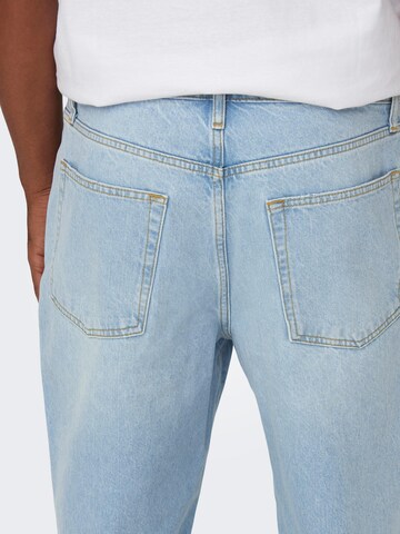 Only & Sons Loosefit Jeans 'Onsfade' in Blau