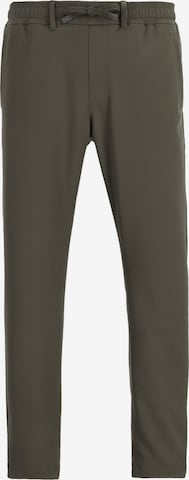 Pantalon chino 'Stone Dual' CHASIN' en vert : devant