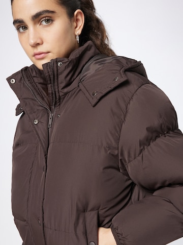 BRAVE SOUL Winter jacket 'Bunny' in Brown