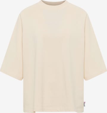 Carlo Colucci T-Shirt 'Drovandi' in Beige: Vorderseite