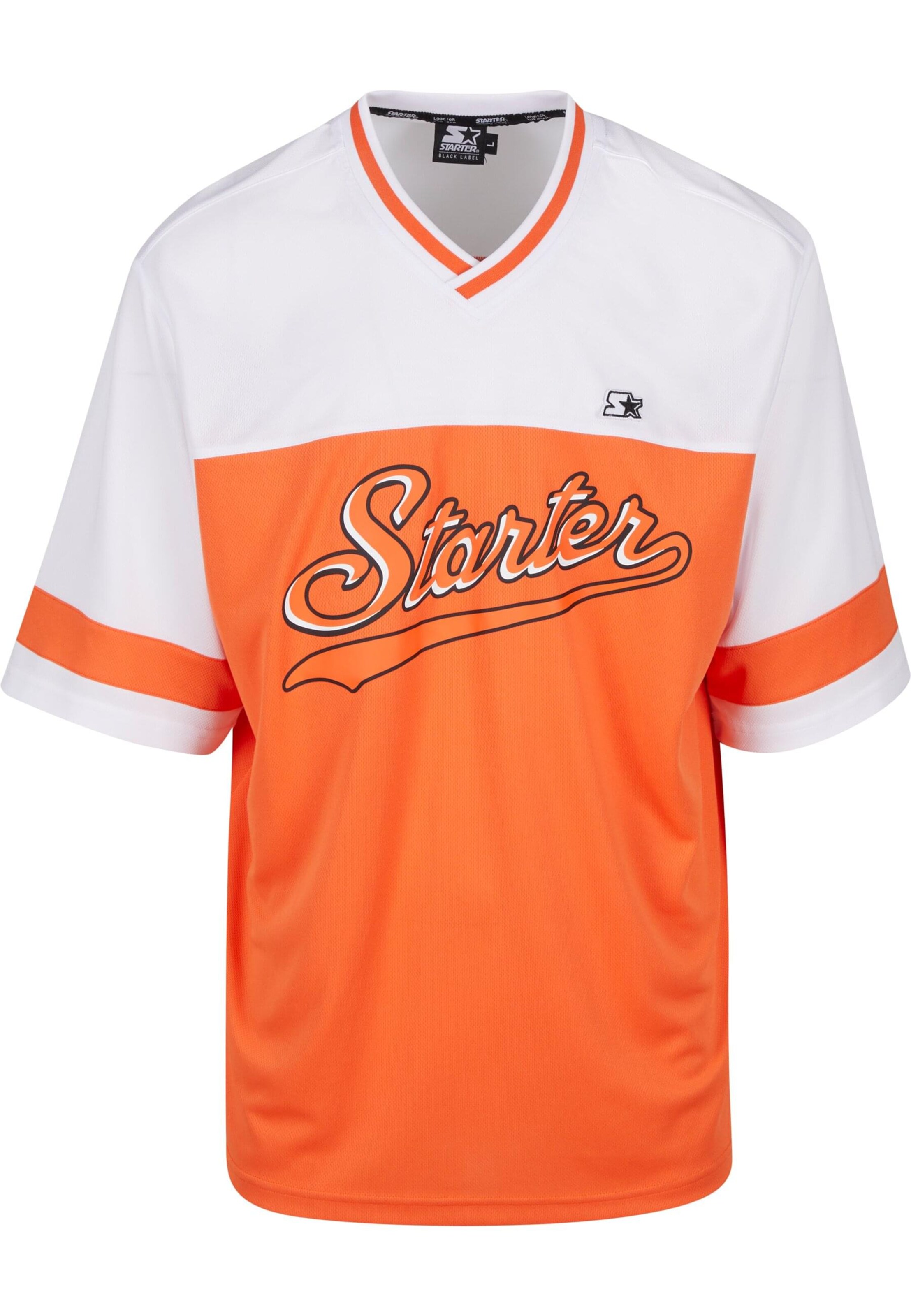 Starter Black Label T-Shirt in Orange: Vorderseite