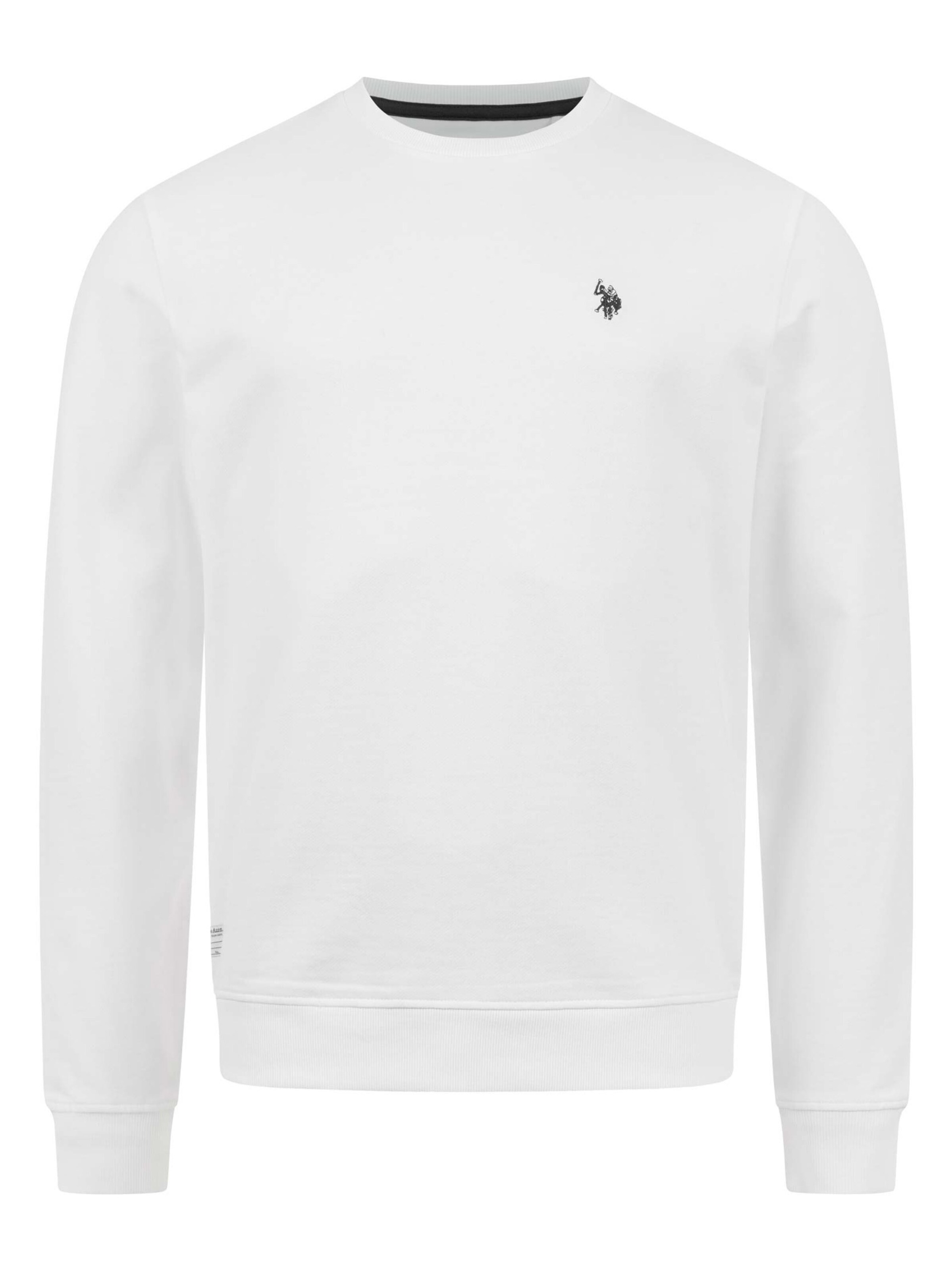 U.S. POLO ASSN. Sweatshirt in Wit: voorkant