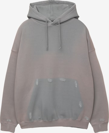 Pull&Bear Mikina - Sivá: predná strana