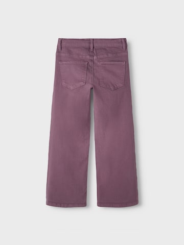 NAME IT Wide leg Jeans 'Rose' in Purple