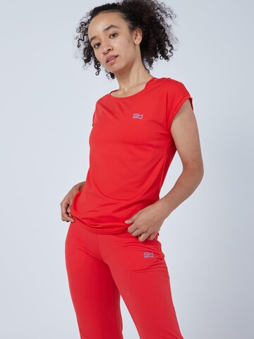 SPORTKIND Functioneel shirt 'Loose Fit' in Rood