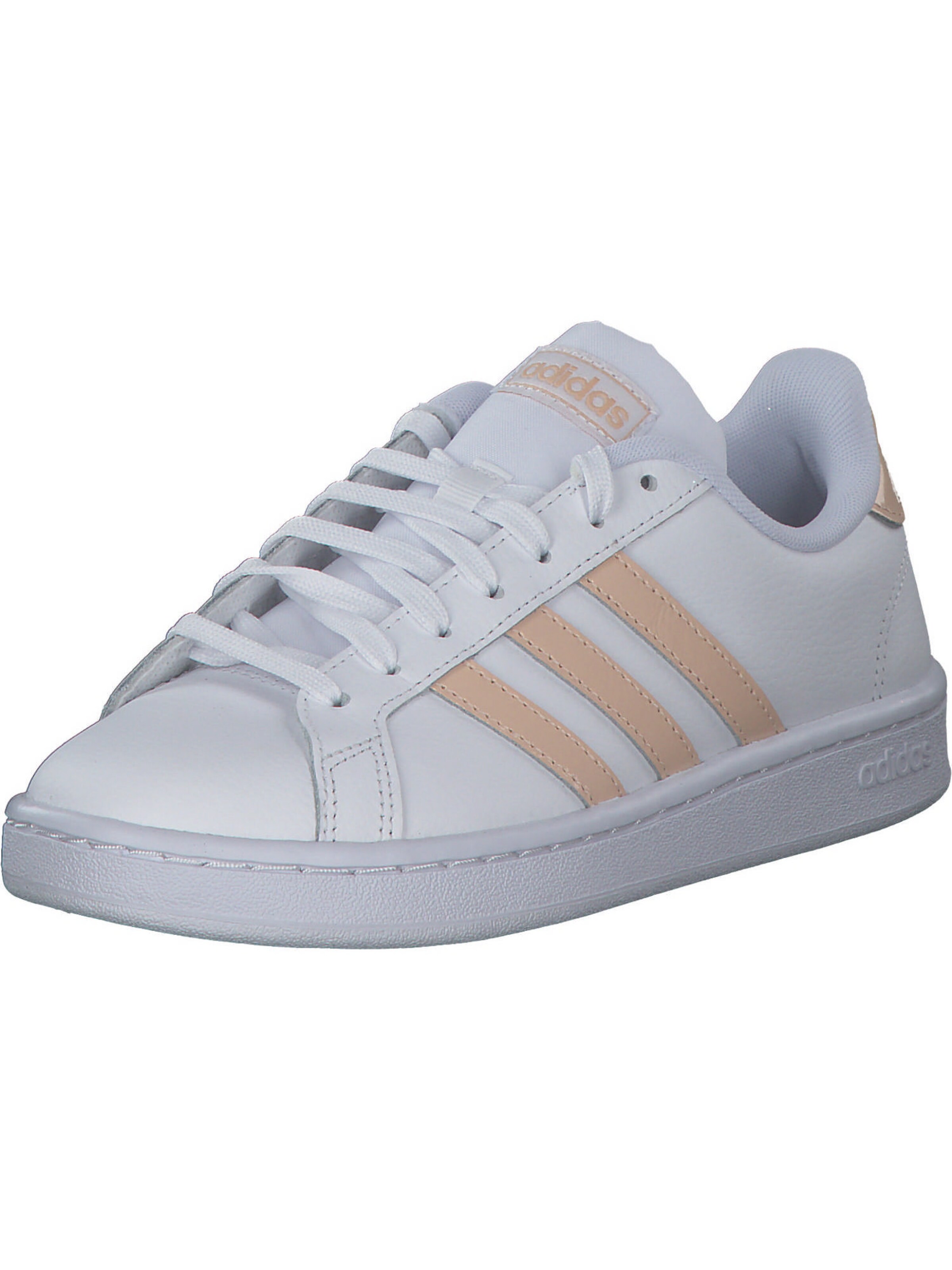 ADIDAS SPORTSWEAR Platform trainers 'Grand Court' in White: front