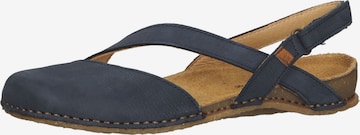 EL NATURALISTA Sandals in Blue: front