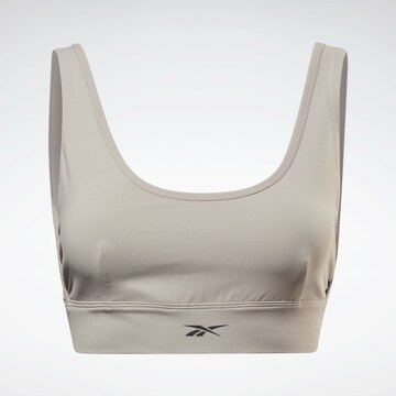 Reebok - Bustier Sujetador deportivo en gris