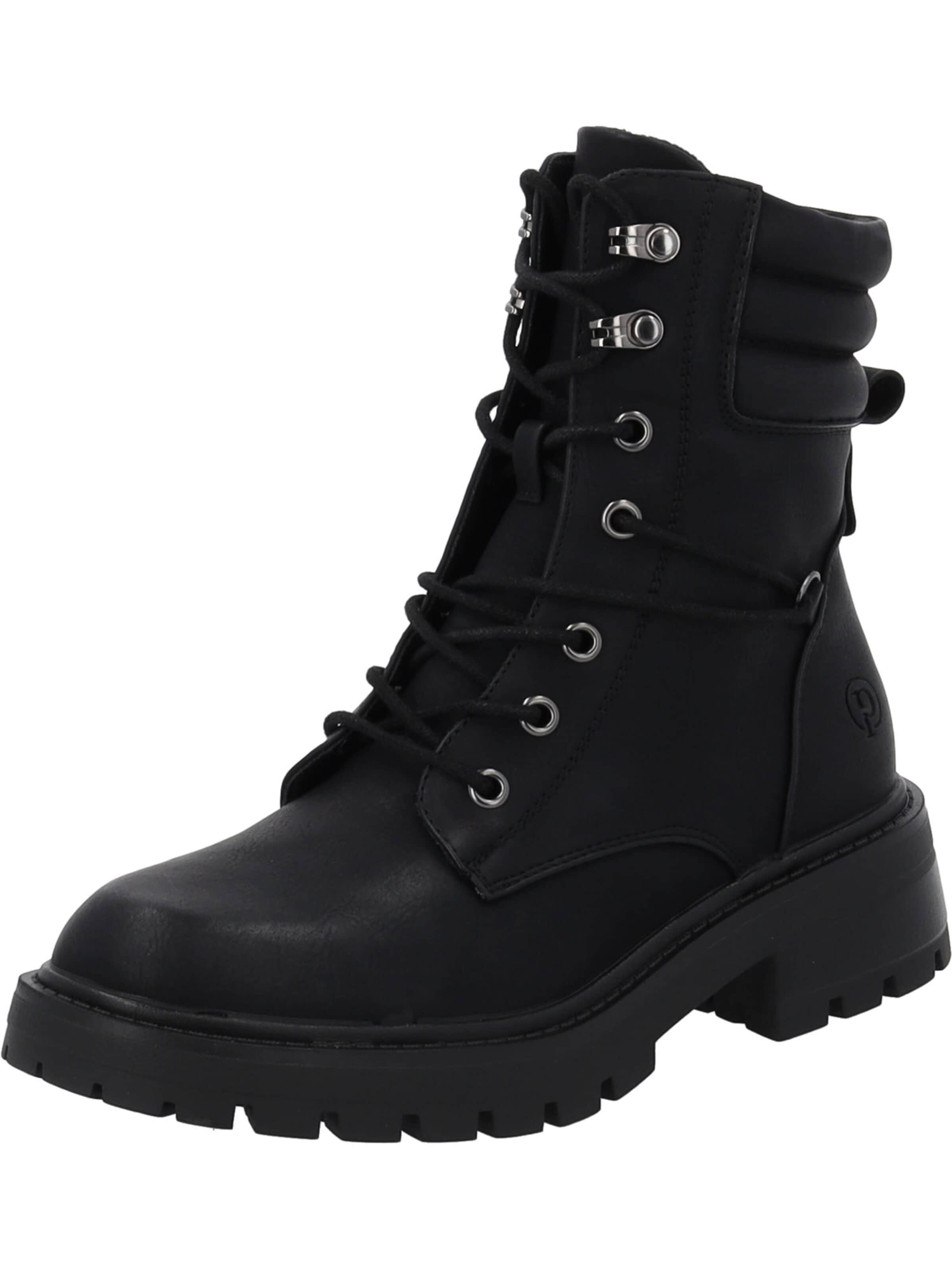 Palado Schnürstiefelette 'Palado Urilee'‌‌‌‌ in Schwarz: Vorderseite