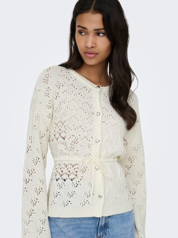 ONLY Knit cardigan 'Elke' in White
