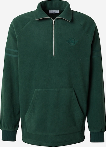 DAN FOX APPAREL Sweatshirt 'Leopold' (GRS) in Grün: predná strana