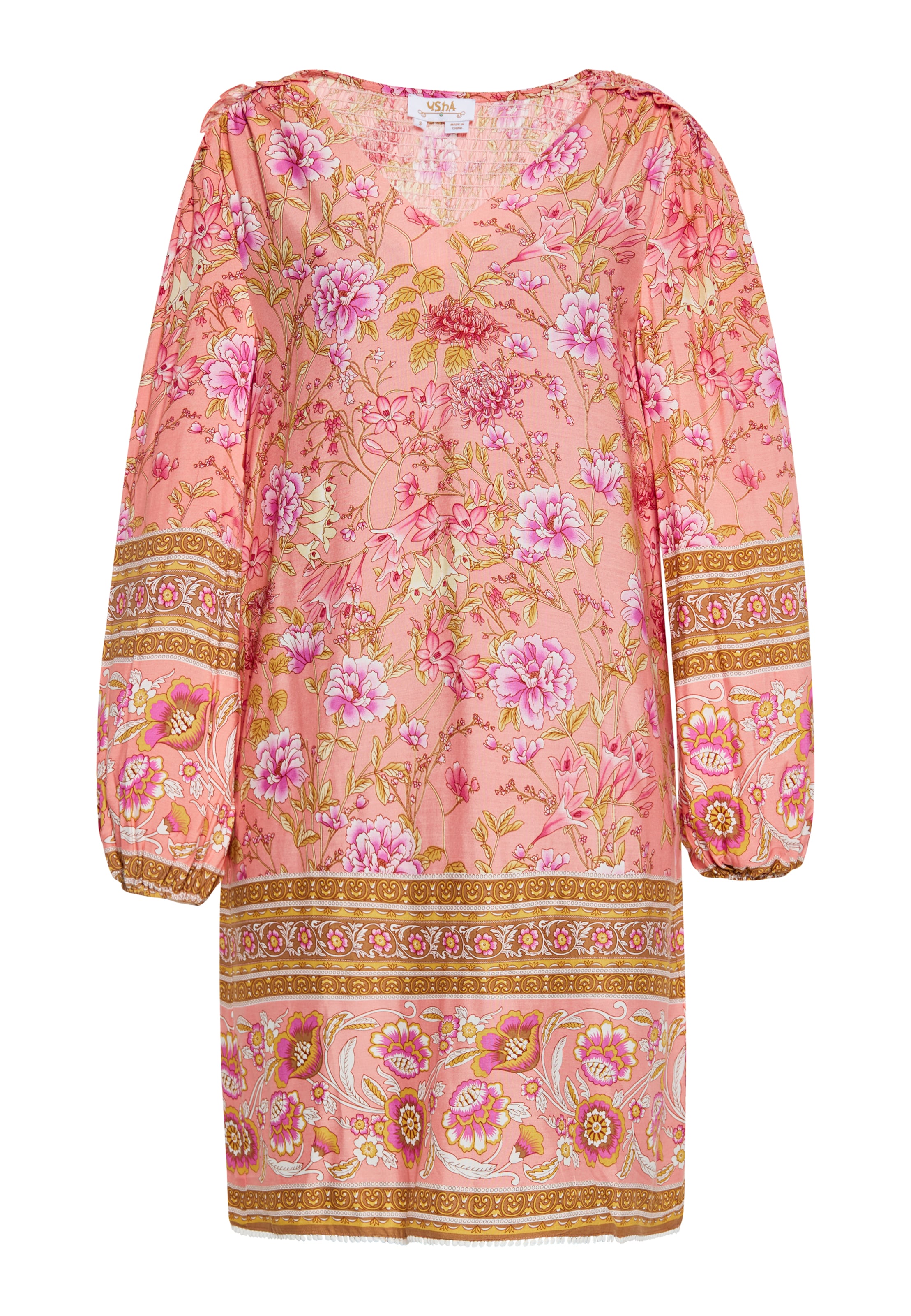 Abito di usha FESTIVAL in rosa: frontale