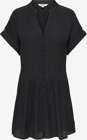 Robe-chemise 'ONLElody' ONLY en noir : devant