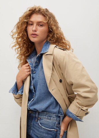 MANGO Mantel 'Angela-I' in Beige
