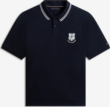 Tricou de la Tommy Hilfiger Big & Tall pe albastru: față