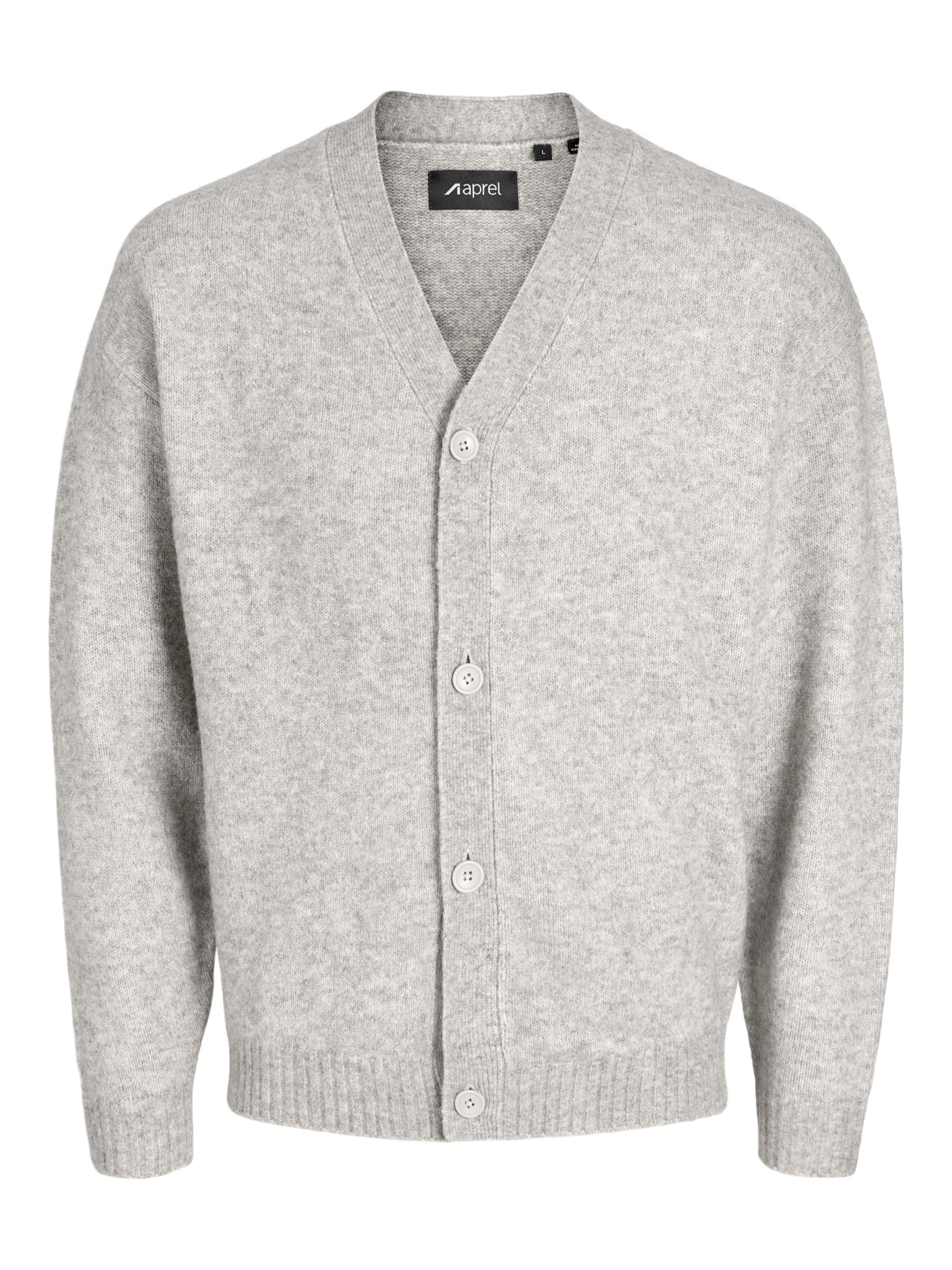 aprel - Cárdigan 'APREL' en gris: frente