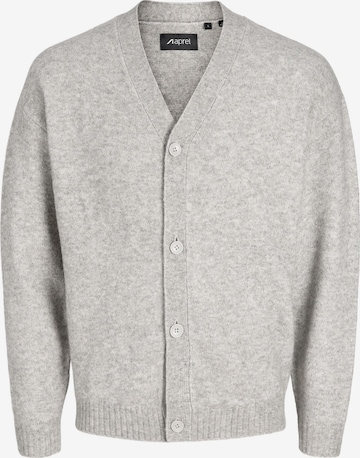 aprel Knit Cardigan 'APREL' in Grey: front
