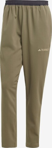 ADIDAS TERREX Loosefit Sportbroek in Groen