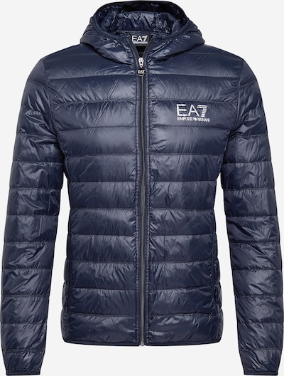 EA7 Emporio Armani Zimska jakna u tamno plava / bijela, Pregled proizvoda