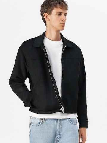 Abercrombie & Fitch Φθινοπωρινό και ανοιξιάτικο μπουφάν σε μαύρο