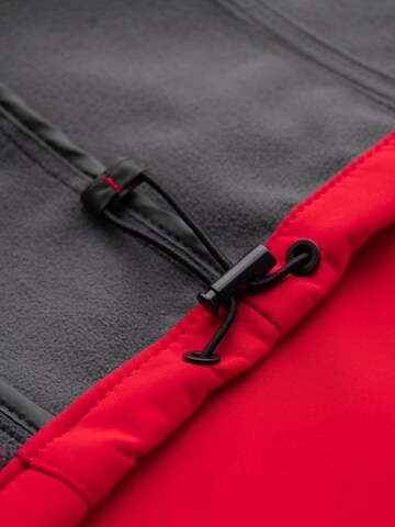 Ombre Between-Season Jacket in Red