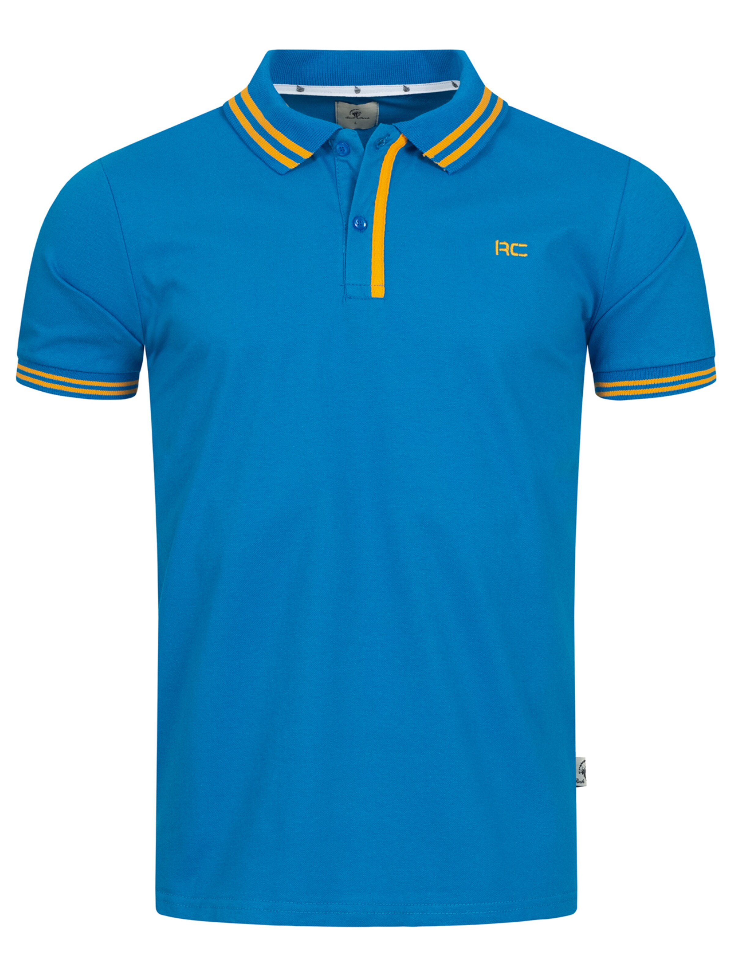 Rock Creek Poloshirt in Blau: Vorderseite