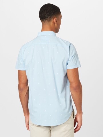 HOLLISTER - Regular Fit Camisa 'GEO' em azul