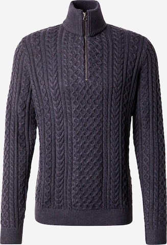 Pull-over 'JPRBLUSean' JACK & JONES en bleu : devant