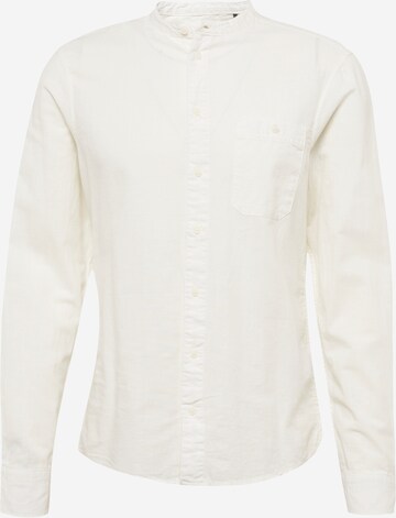 Coupe slim Chemise BLEND en blanc : devant