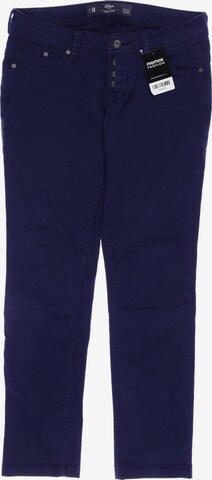 s.Oliver Pants in M in Blue: front